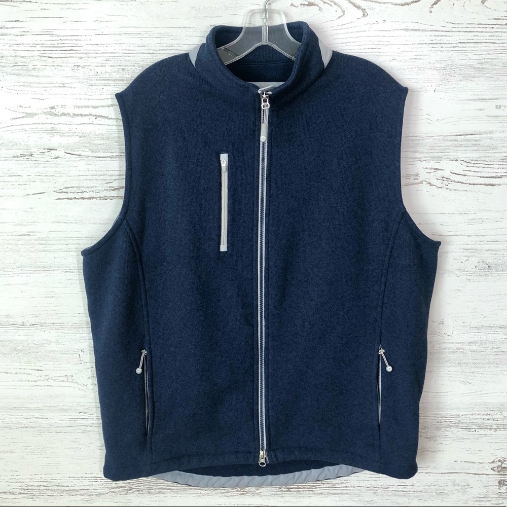 PETER MILLAR Fleece Lined Sweater Vest Golf XL